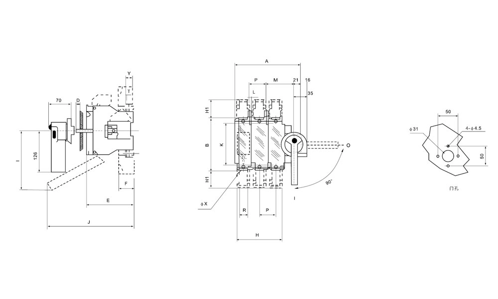AC Three Phase Fuse Isolator Switch
